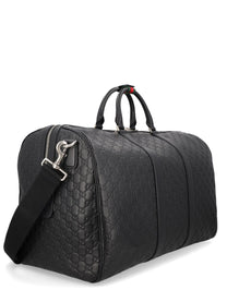 Gucci Men's GG Emblem Bag Black