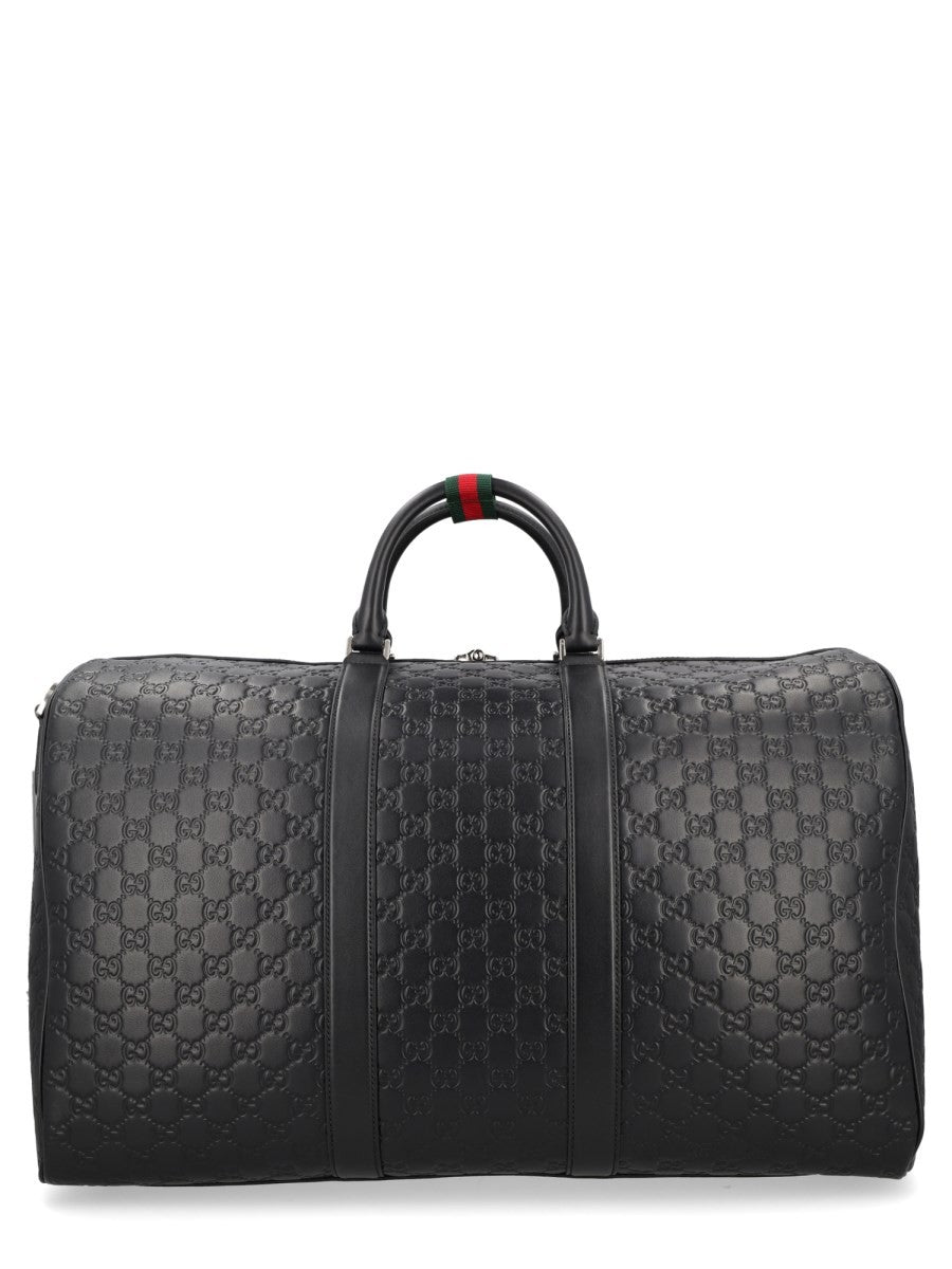Gucci Men's GG Emblem Bag Black