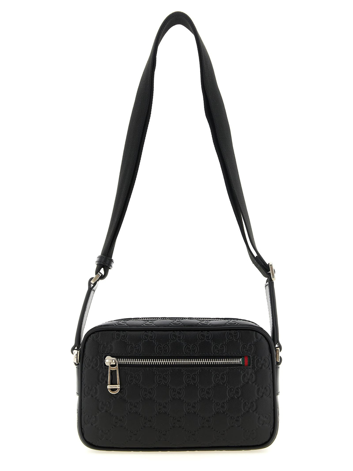 Gucci GG Emblem Small Crossbody Bag Black