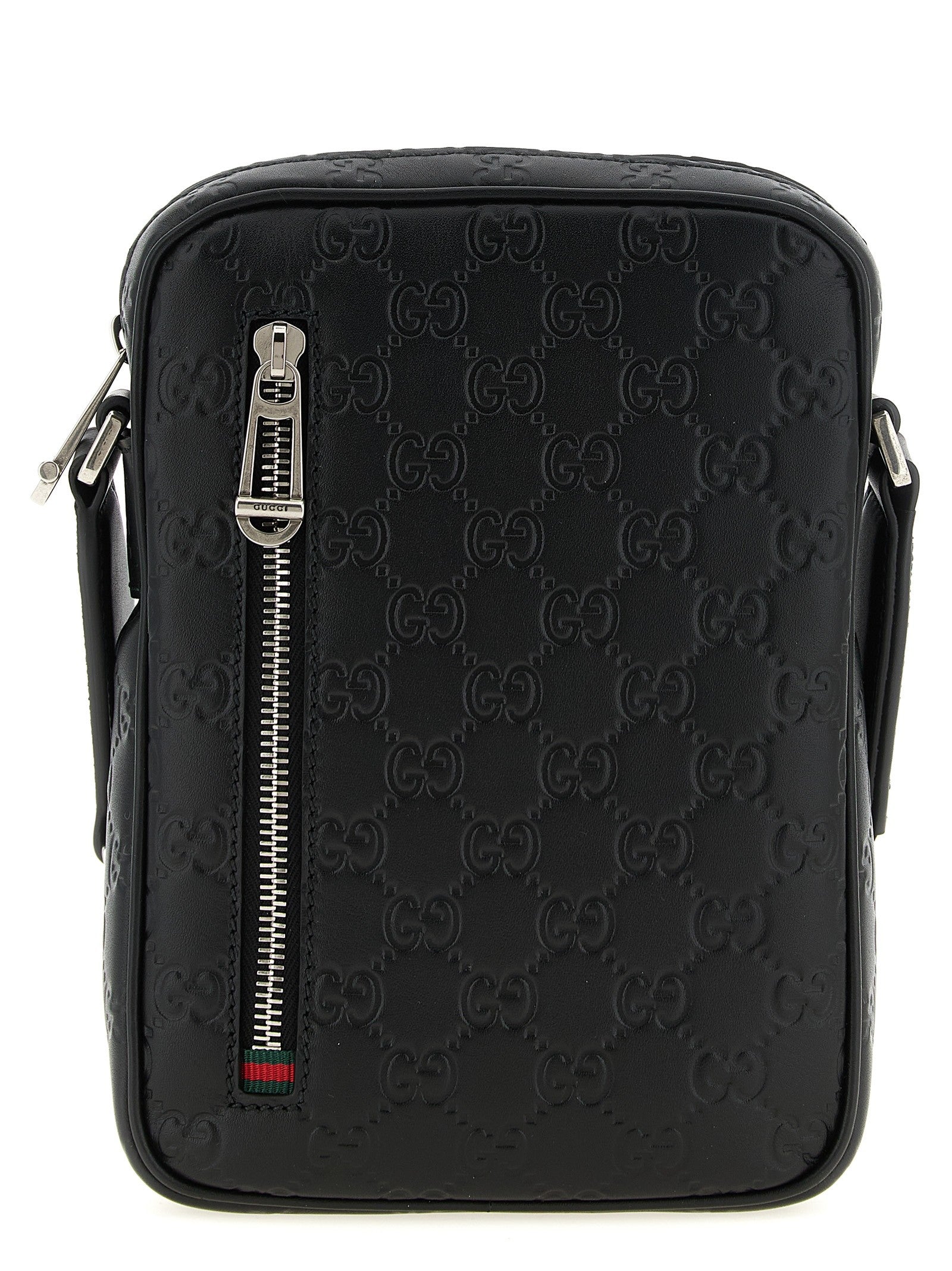 Gucci GG Emblem Small Crossbody Bag Black