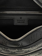 Gucci GG Emblem Small Crossbody Bag Black, view 4