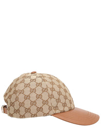 Gucci Women's GG Fabric Baseball Hat Beige