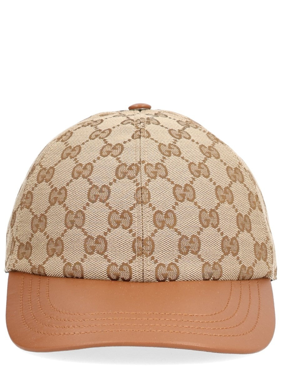 Gucci Women's GG Fabric Baseball Hat Beige