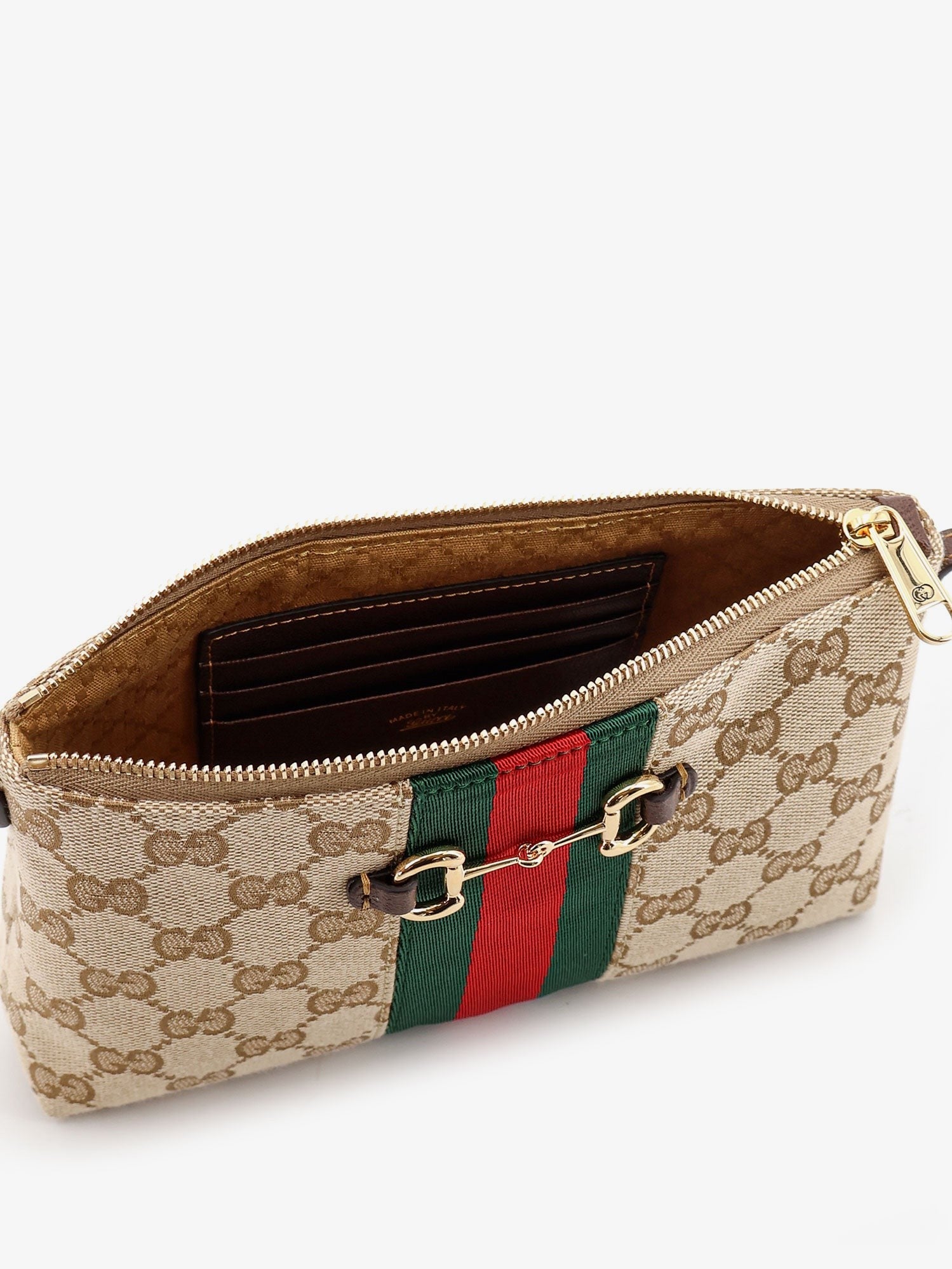 Gucci Women's GG Fabric Crossbody Beige