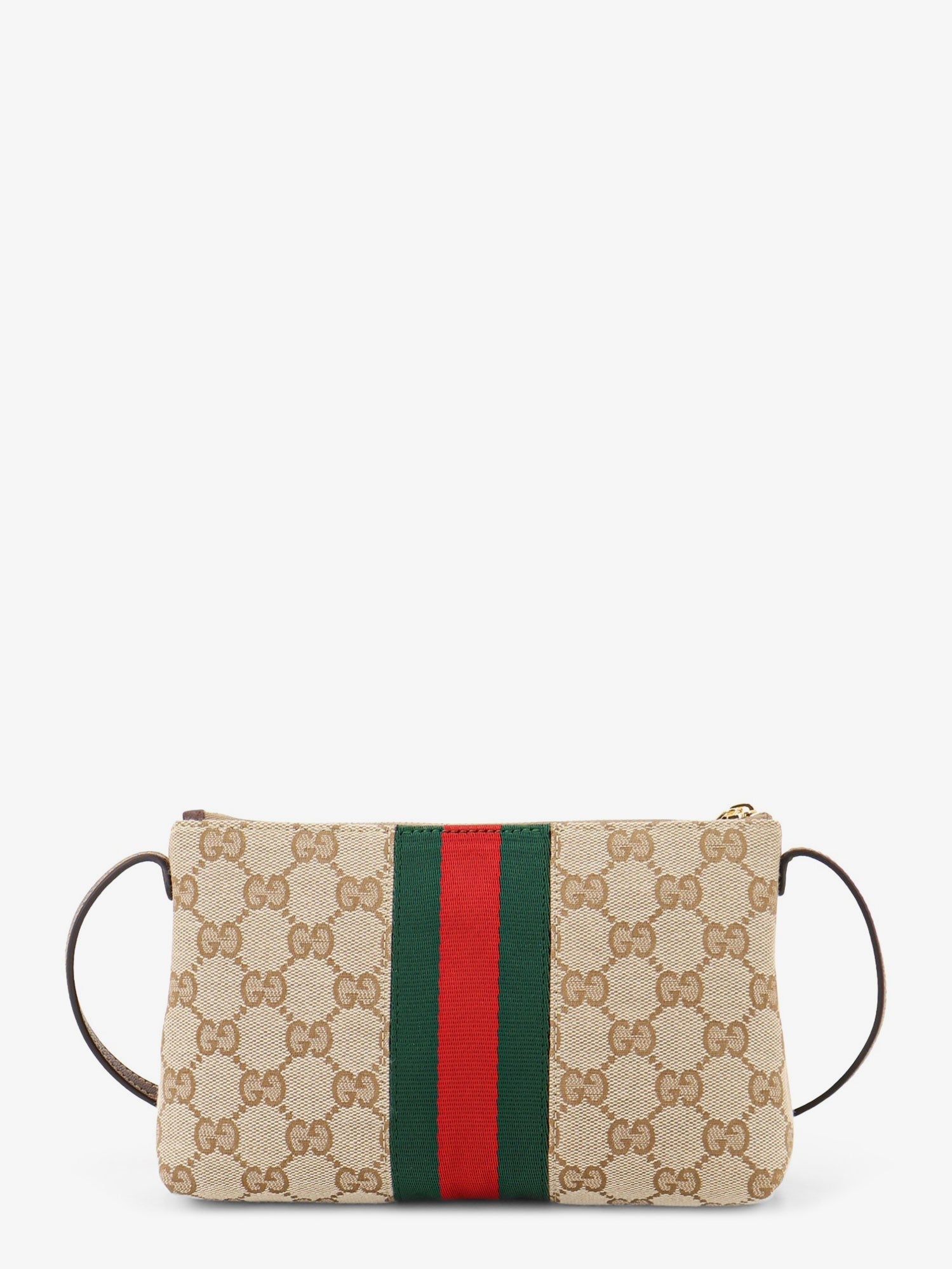 Gucci Women's GG Fabric Crossbody Beige