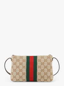 Gucci Women's GG Fabric Crossbody Beige