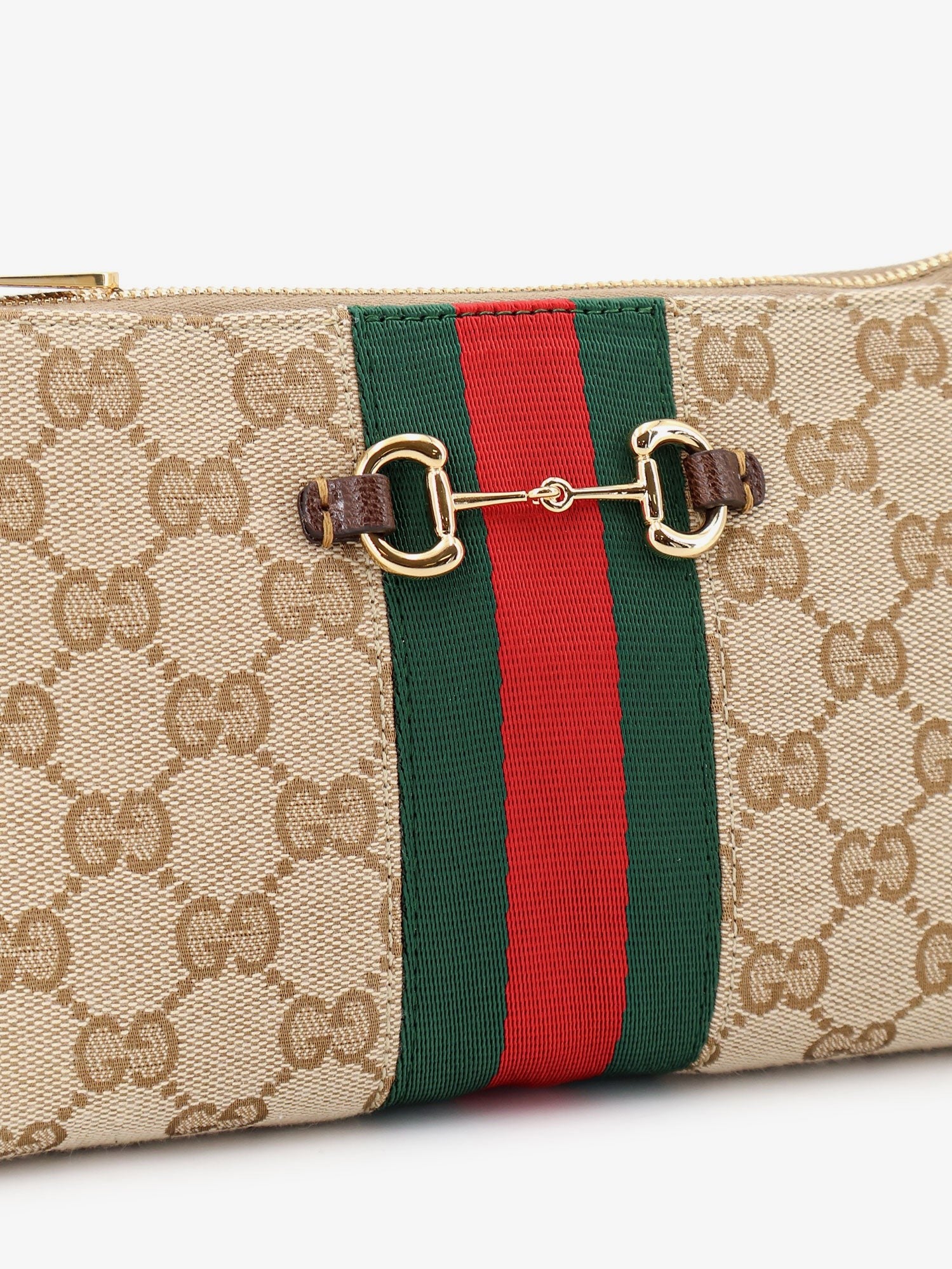 Gucci Women's GG Fabric Crossbody Beige