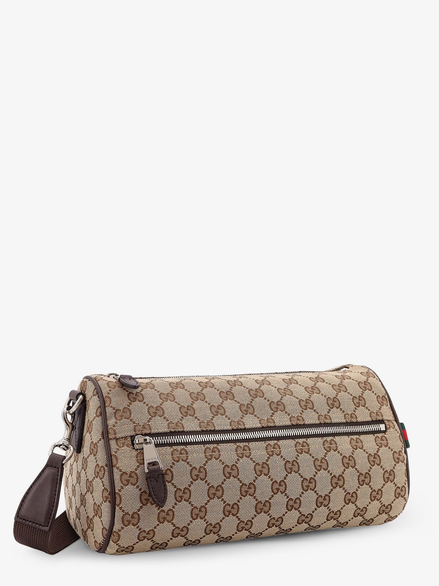Gucci Men's GG Fabric Cylindrical Crossbody Bag Multicolor