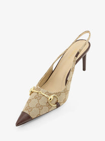 Gucci Women's GG Fabric Décolleté Beige