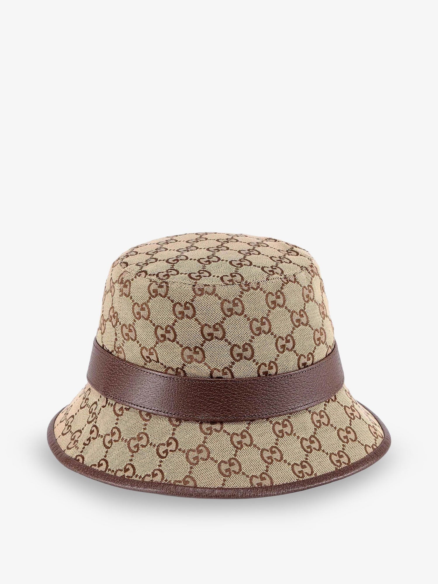 Gucci Men's GG Fabric Fedora Hat Beige