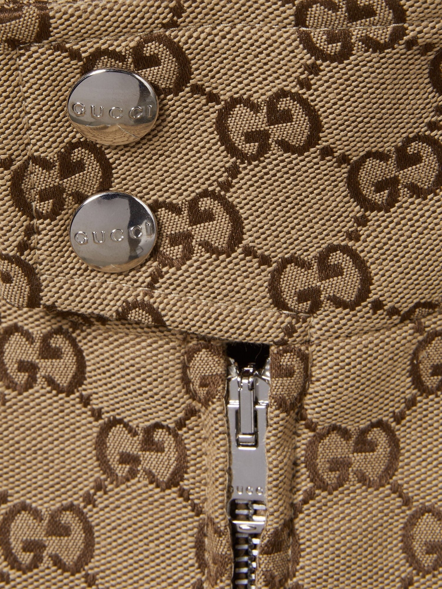 Gucci Men's GG Fabric Jacket Beige