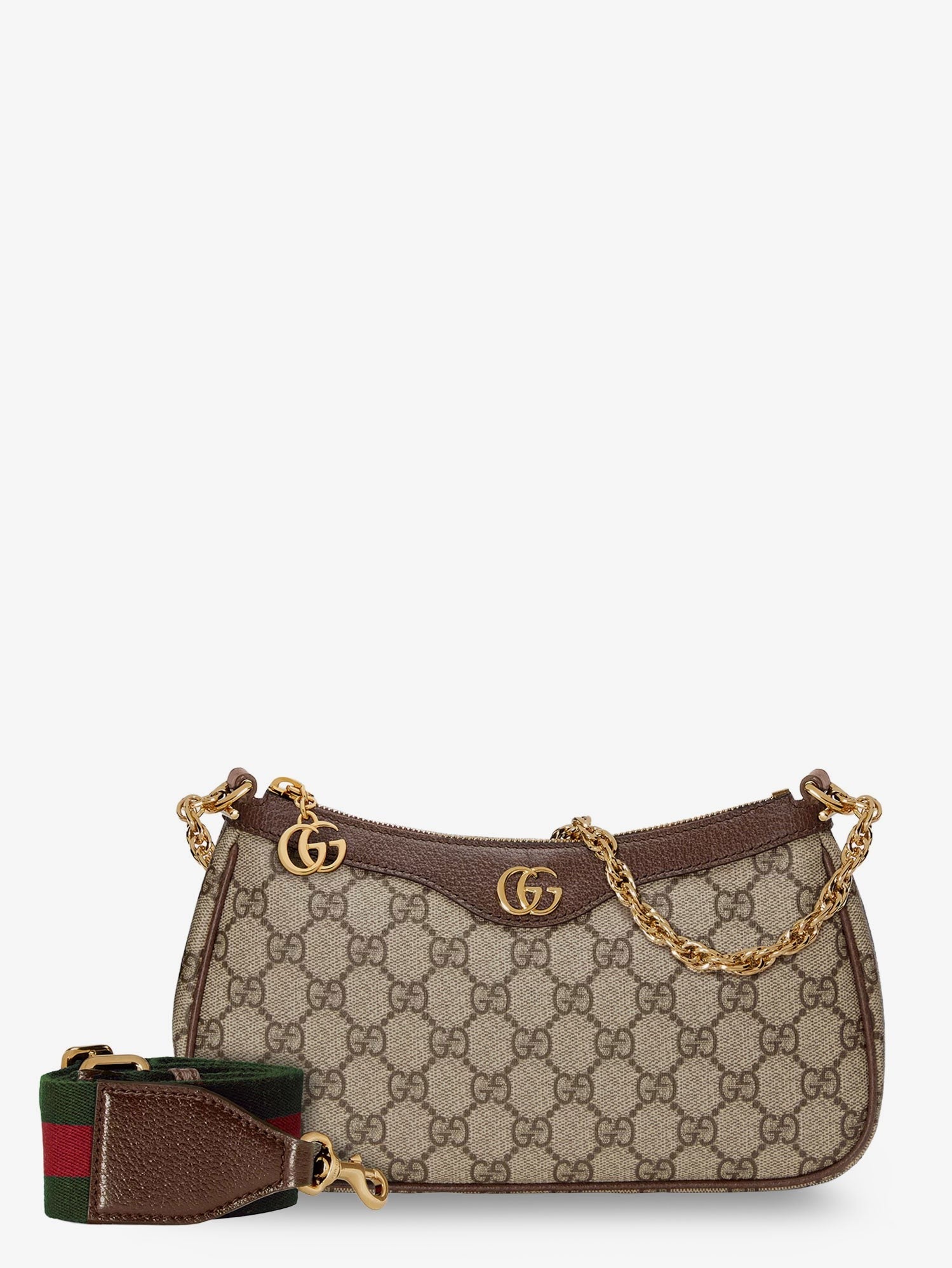 Gucci Women's GG Fabric Ophidia Crossbody Bag Brown