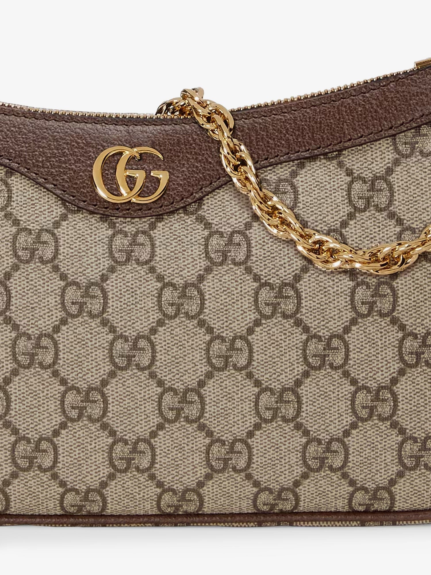 Gucci Women's GG Fabric Ophidia Crossbody Bag Brown