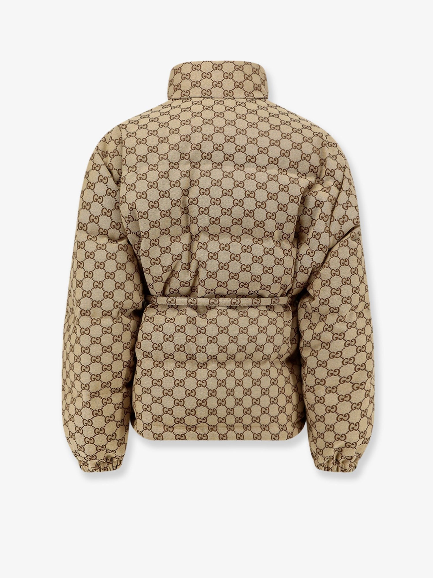 Gucci Women's GG Fabric Padded Jacket Beige