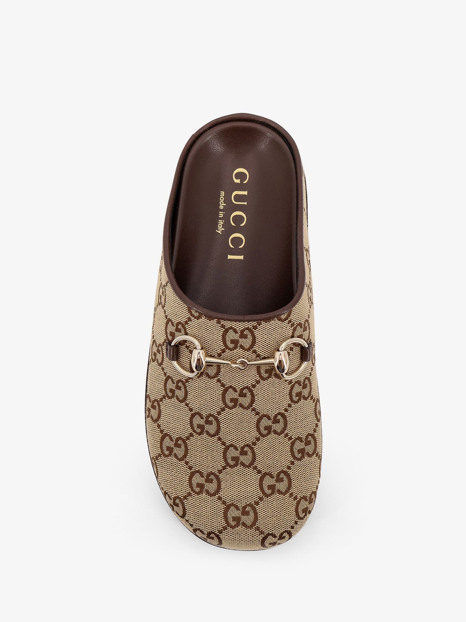 Gucci Women's GG Fabric Sabot Beige