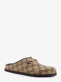 Gucci Women's GG Fabric Sabot Beige