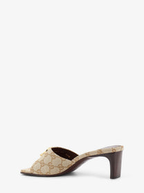 Gucci Women's GG Fabric Sandals Beige