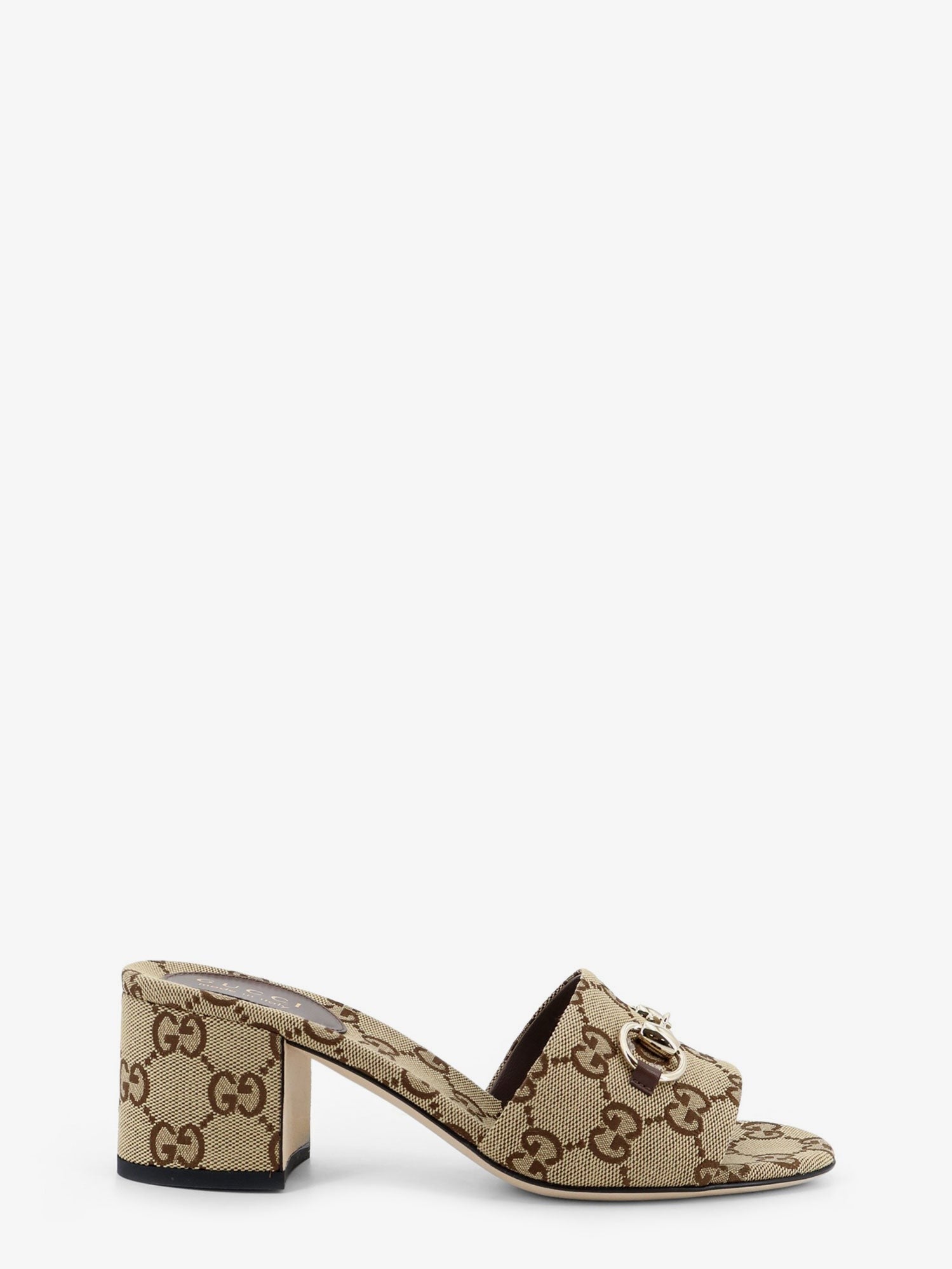 Gucci Women's Morsetto Slides Beige