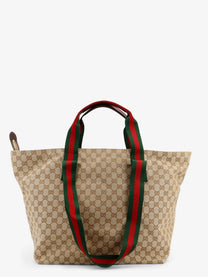 Gucci Men's GG Fabric Shopping Bag Beige