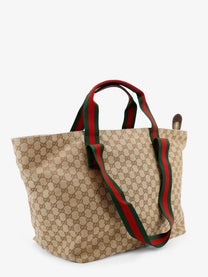 Gucci Men's GG Fabric Shopping Bag Beige