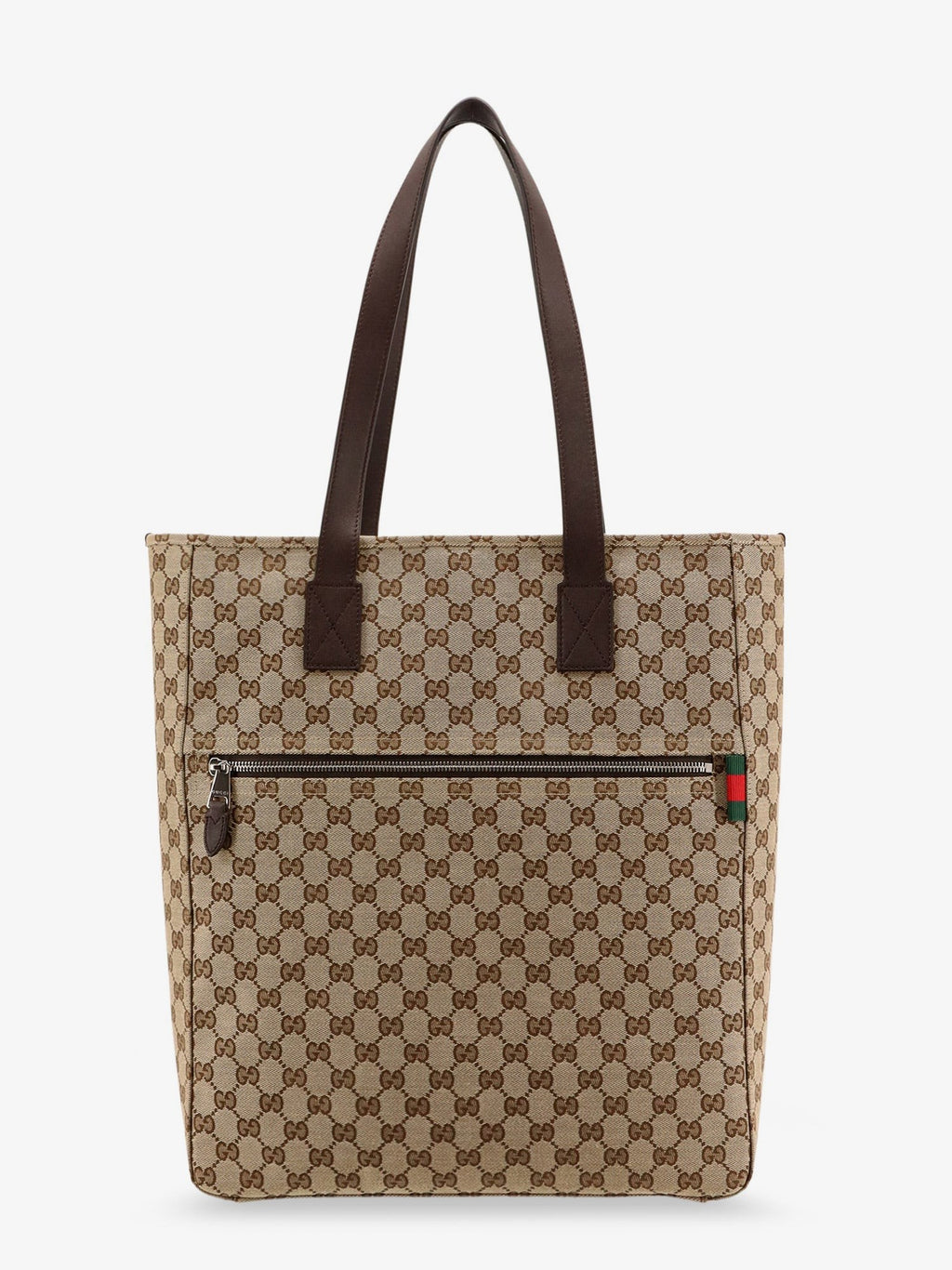 Gucci Men's GG Fabric Shopping Bag Brown
