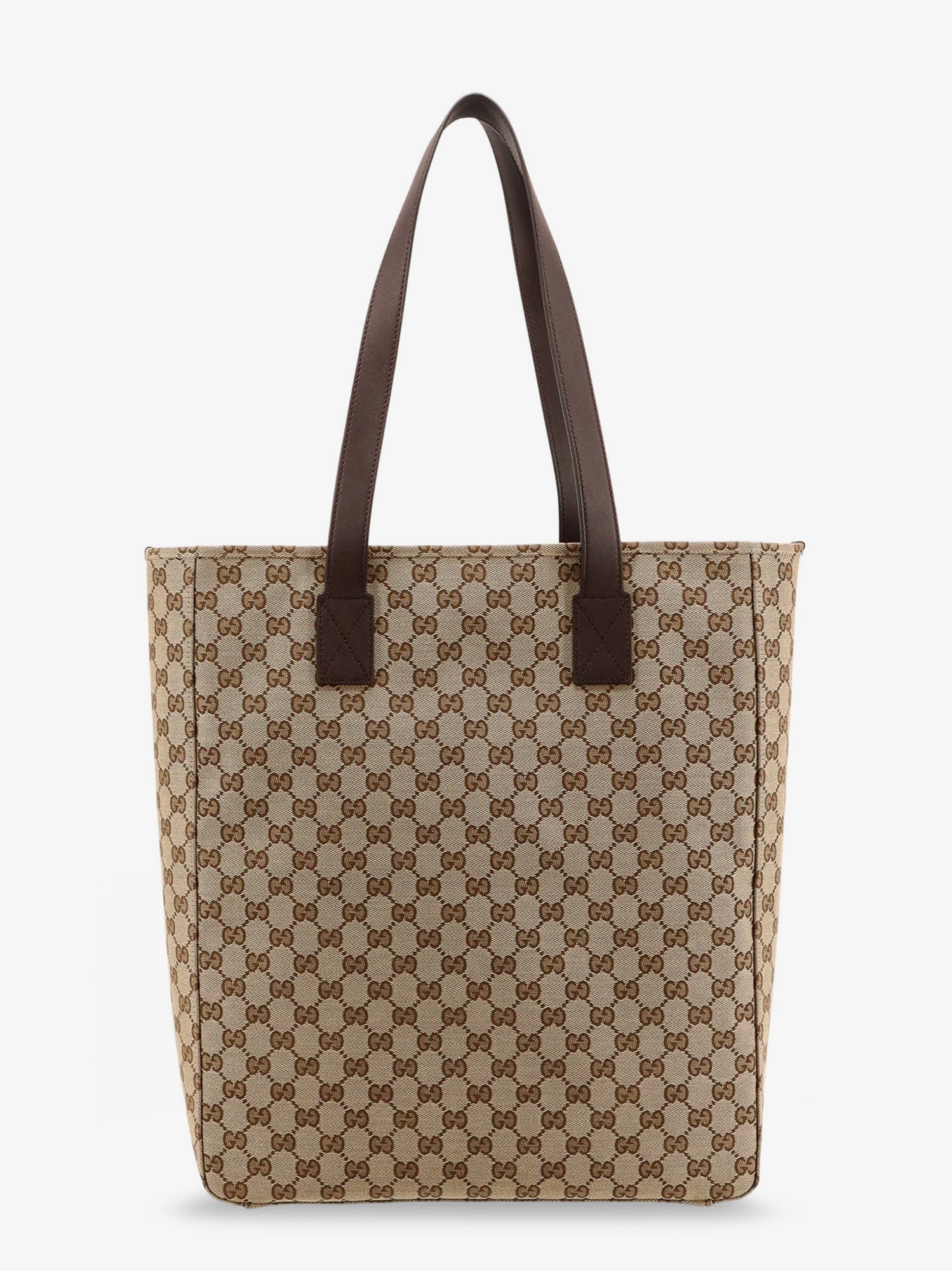 Gucci Men's GG Fabric Shopping Bag Brown