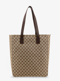 Gucci Men's GG Fabric Shopping Bag Brown