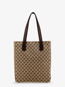 Gucci Men's GG Fabric Shopping Bag Brown