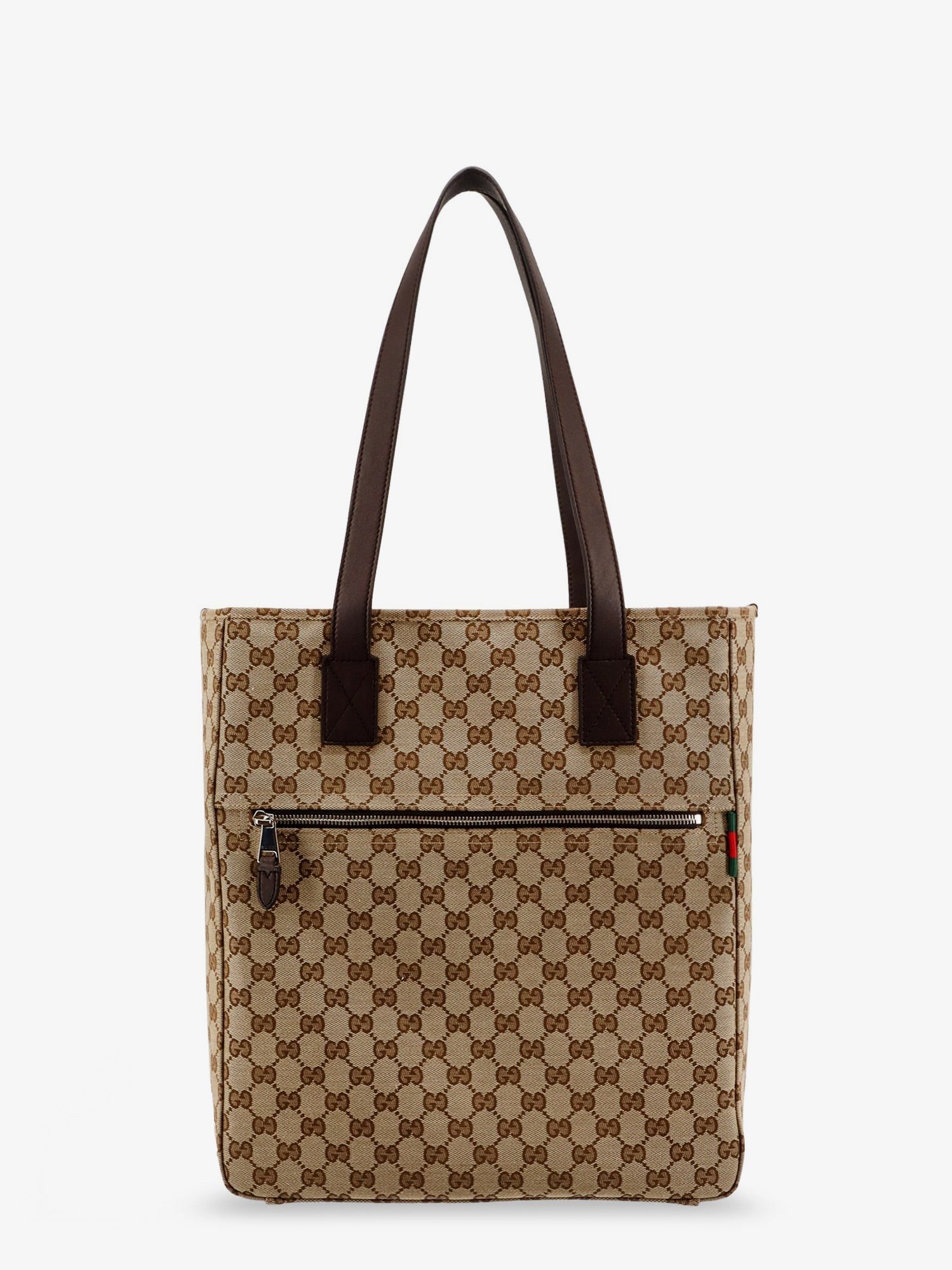 Gucci Men's GG Fabric Shopping Bag Brown