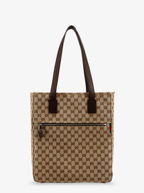 Gucci Men's GG Fabric Shopping Bag Brown