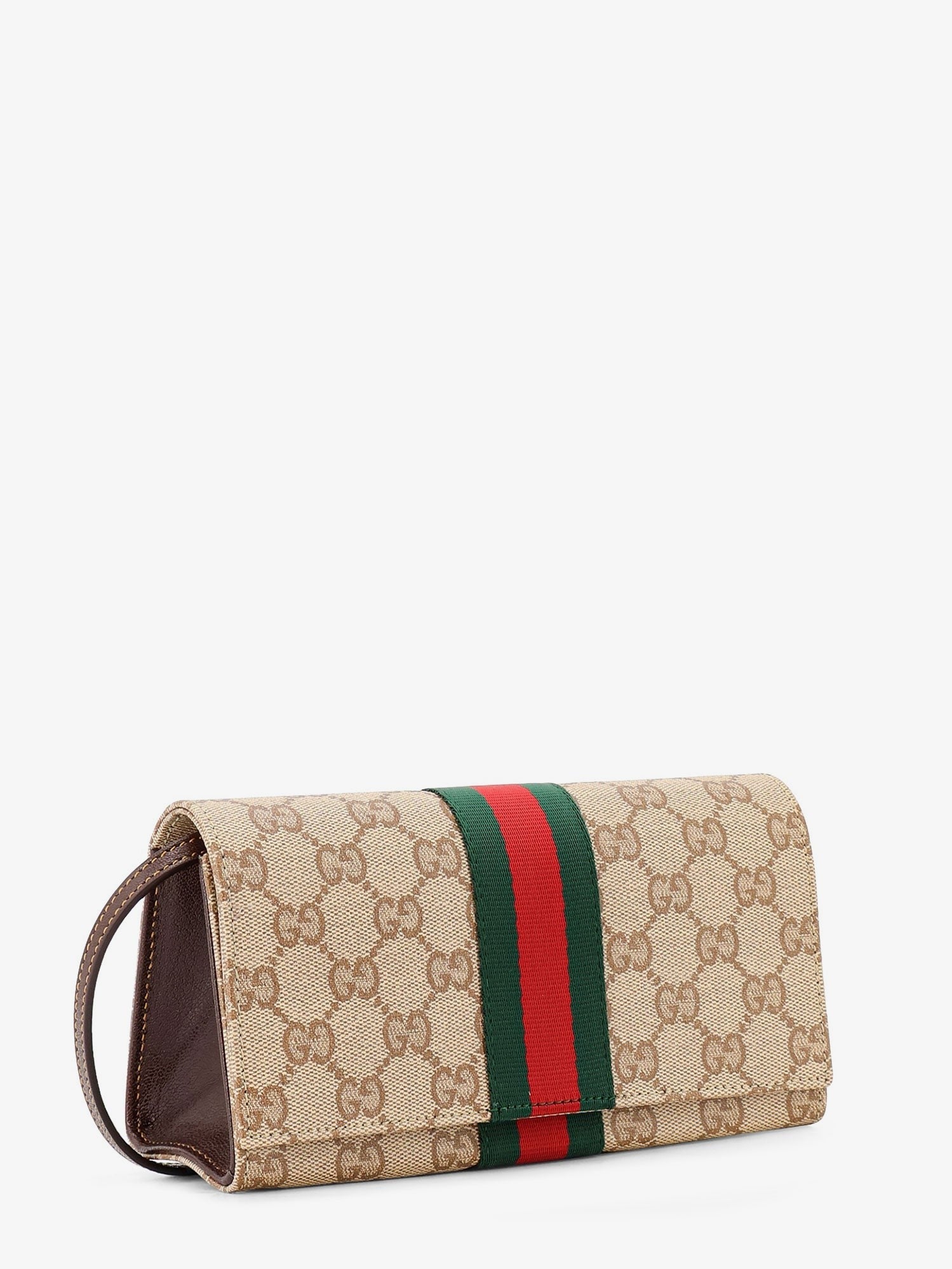 Gucci Women's GG Fabric Shoulder Bag Beige
