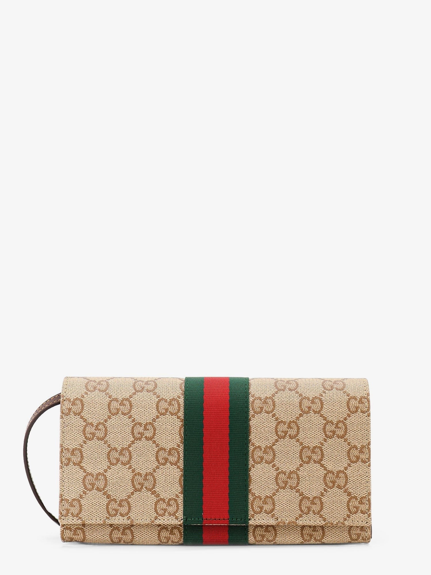 Gucci Women's GG Fabric Shoulder Bag Beige