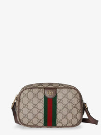 Gucci Women's GG Fabric Shoulder Bag Beige