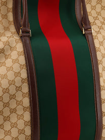 Gucci Men's GG Fabric Travel Bag Beige