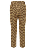 Gucci GG Fabric Trousers Beige, view 2