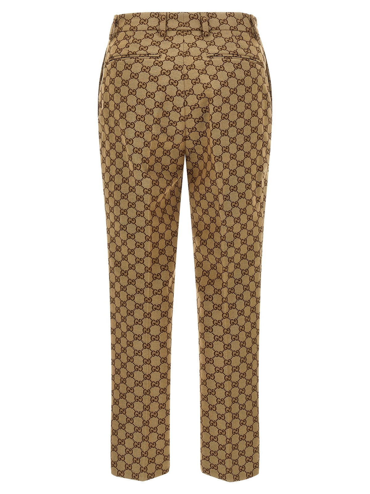 Gucci GG Fabric Trousers Beige