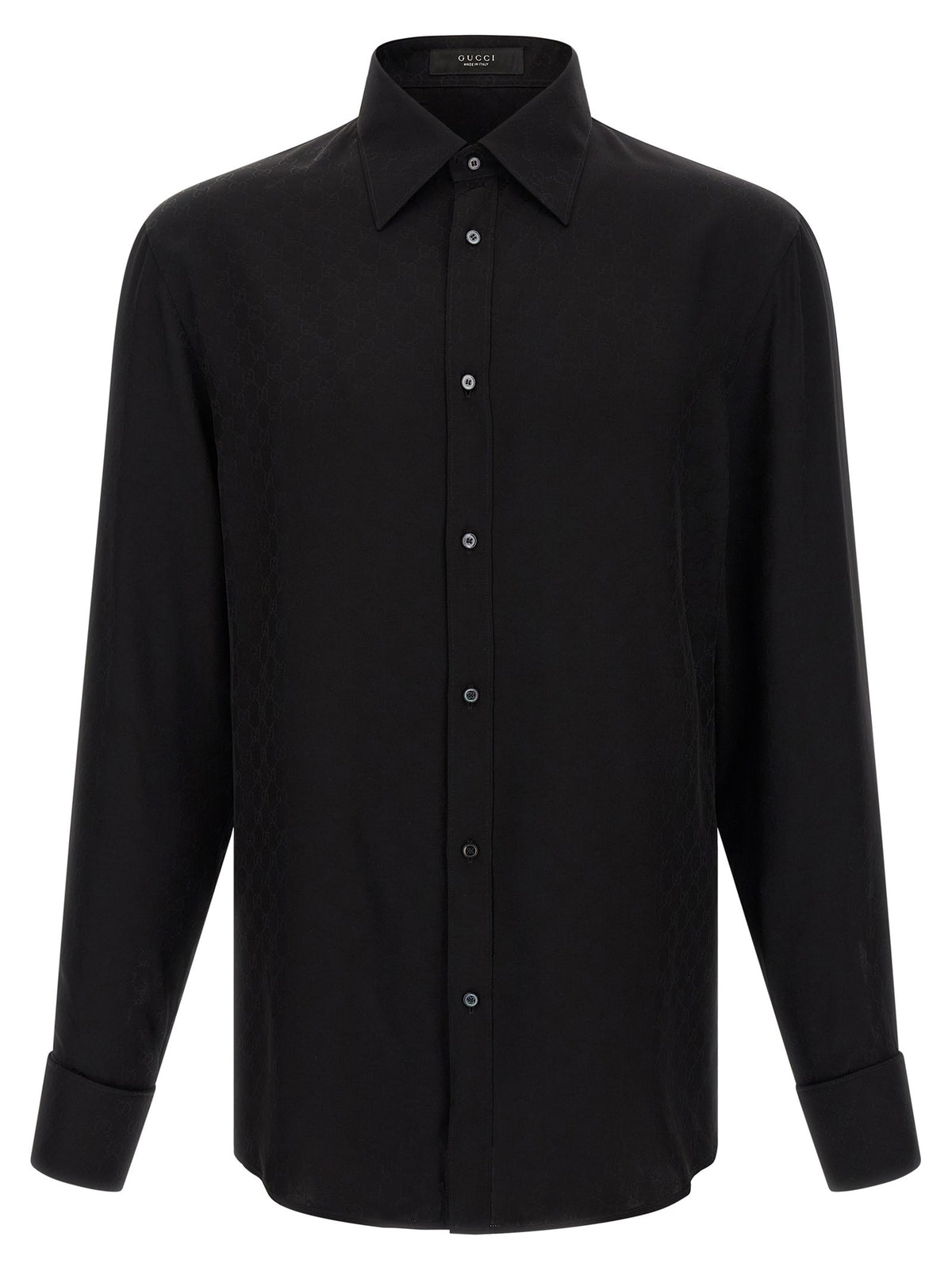 Gucci GG Fluid Fabric Shirt Black