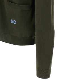 Gucci GG Intarsia Cardigan Green
