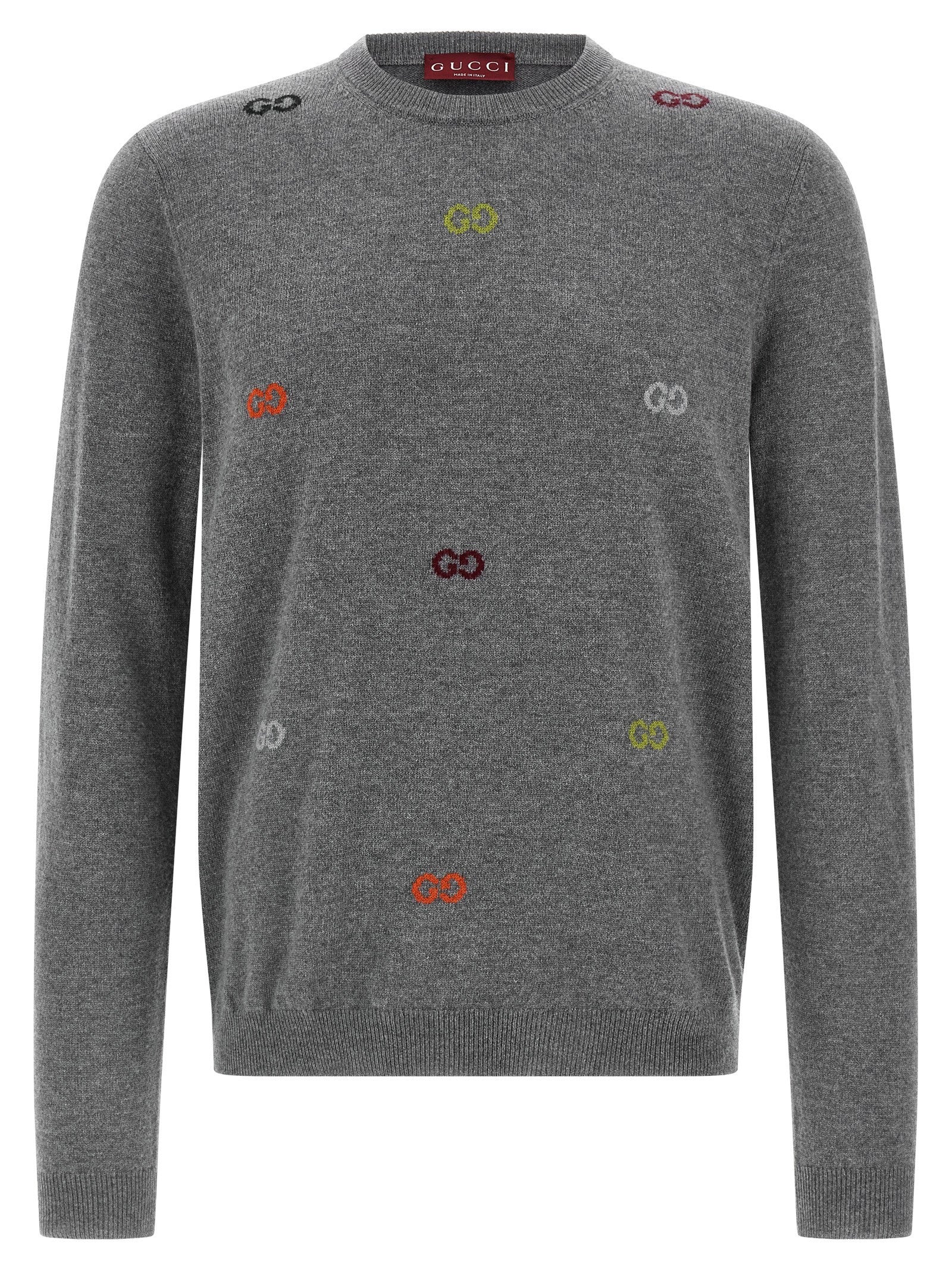 Gucci GG Intarsia Sweater Grey