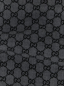 Gucci GG Jacquard Scarf Grey