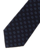 Gucci GG Jacquard Silk Tie Blue, view 3