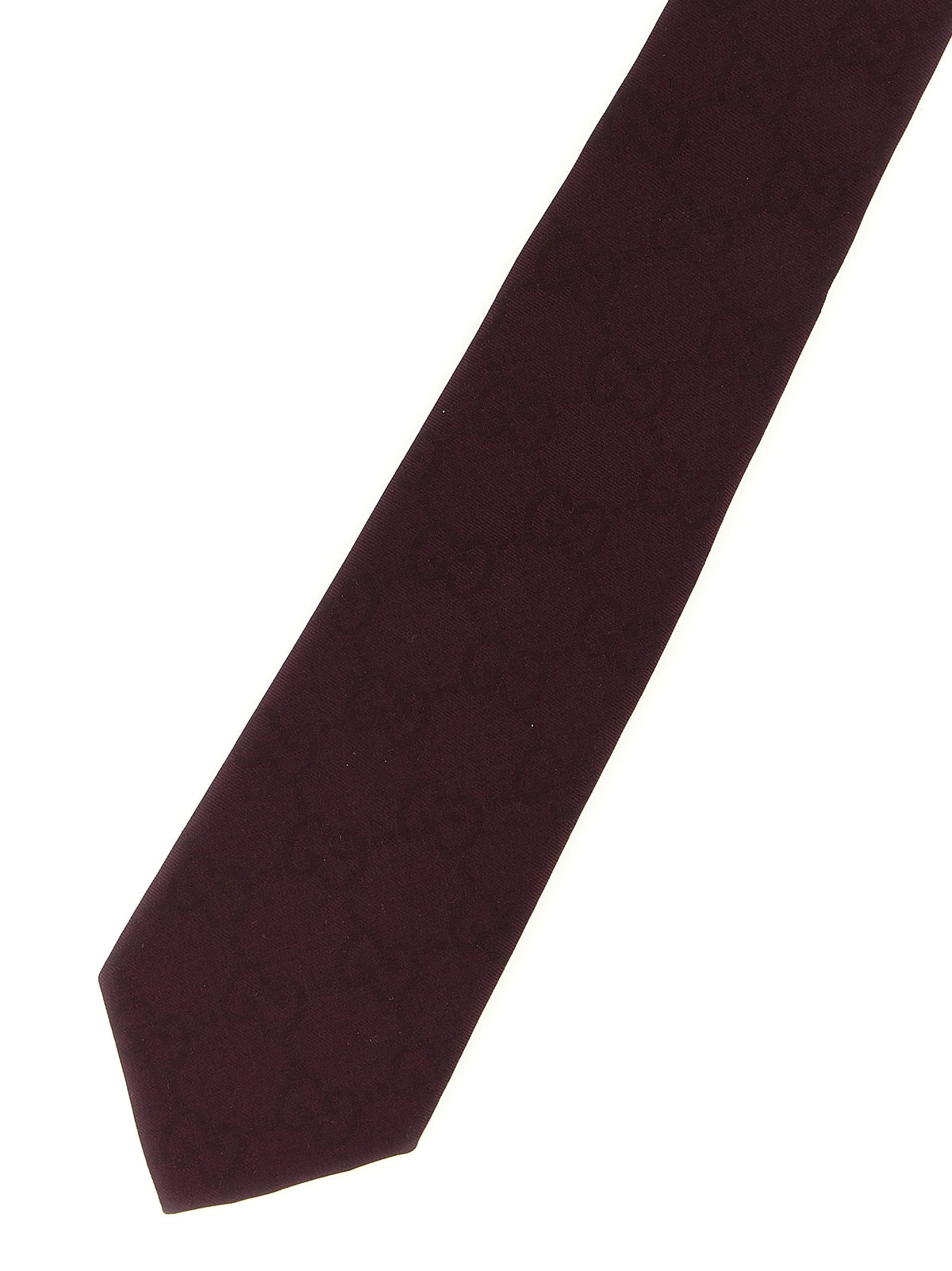 Gucci GG Jacquard Tie Red