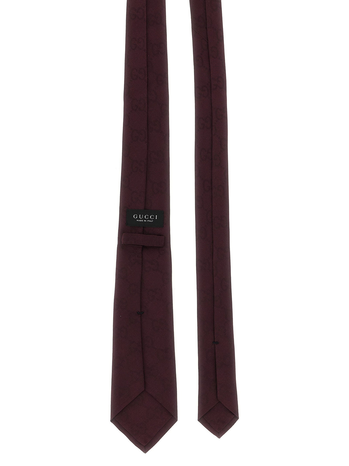 Gucci GG Jacquard Tie Red