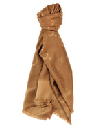 Gucci GG Jaquard Scarf Beige