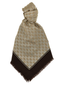 Gucci GG Lamé Scarf Gold