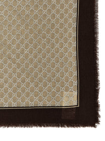 Gucci GG Lamé Scarf Gold