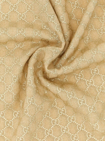 Gucci GG Lamé Shawl Beige