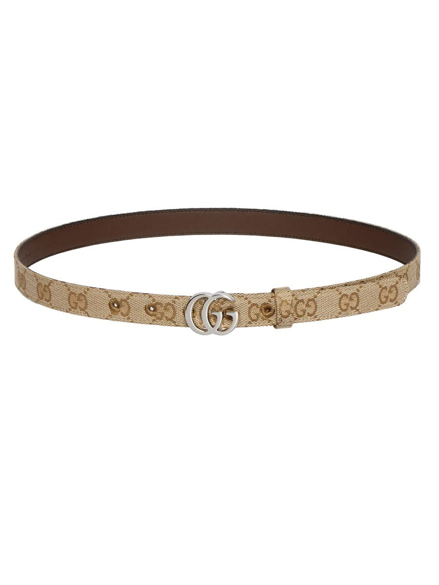 Gucci Women's GG Marmont Belt Beige