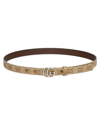 Gucci Women's GG Marmont Belt Beige