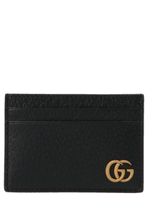 Gucci GG Marmont Card Holder Wallet Black
